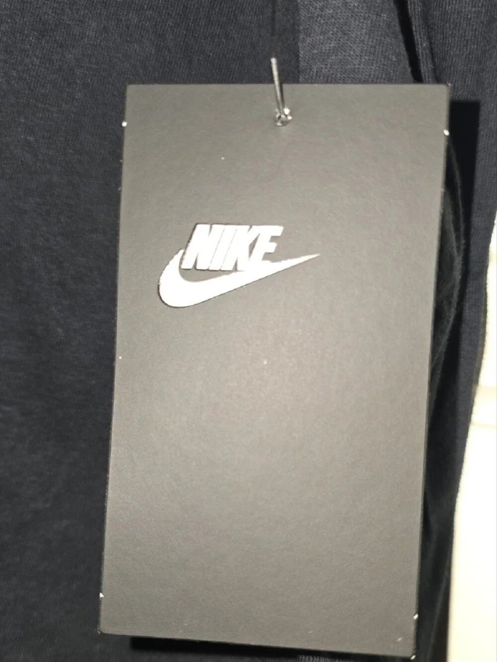 Nike Black T-Shirt with Pink & Blue Swooshes and Color-Block Sleeves - Picture 3 of 7